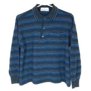 Sold Valentino Men Sz 48 Virgin Wool Polo Italy